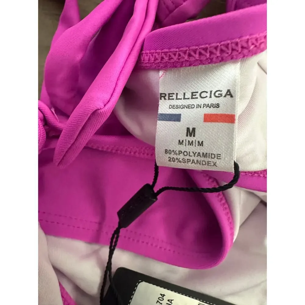 RELLECIGA Retro Collection set in fuchsia size medium NWT